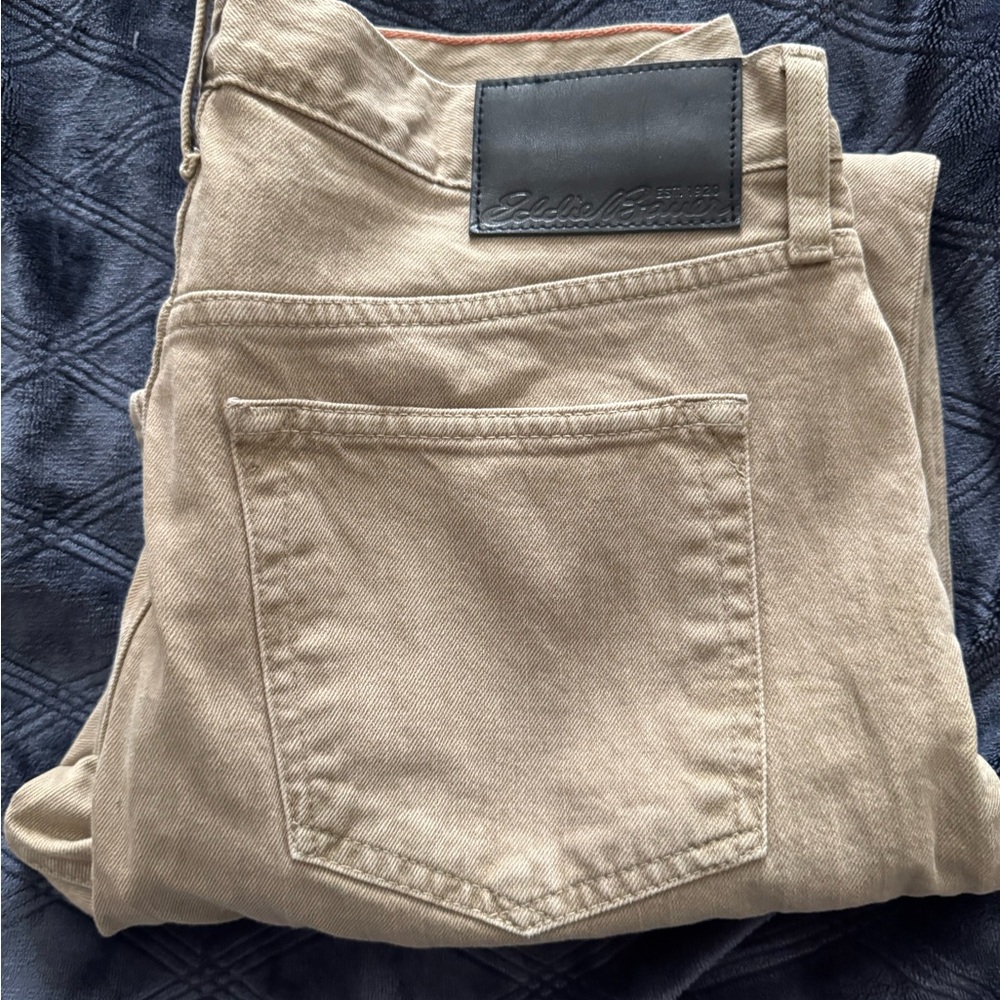 Eddie Bauer Tan Straight Fit Pants